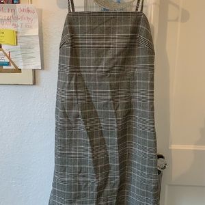 Lottie Moss gray plaid dress size x small